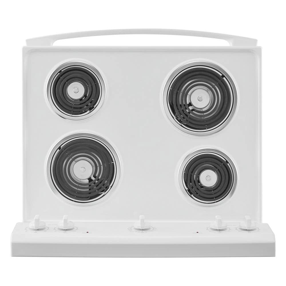 AMANA  30-inch Electric Range with Easy-Clean Glass Door - White (ACR4203MNW)