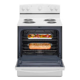 AMANA  30-inch Electric Range with Easy-Clean Glass Door - White (ACR4203MNW)