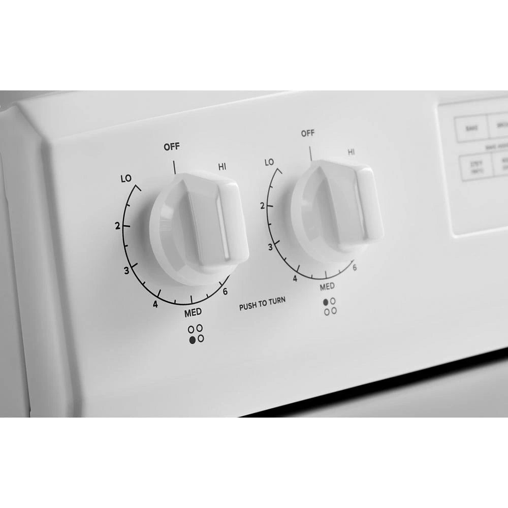 AMANA  30-inch Electric Range with Bake Assist Temps - White (ACR4303MFW)