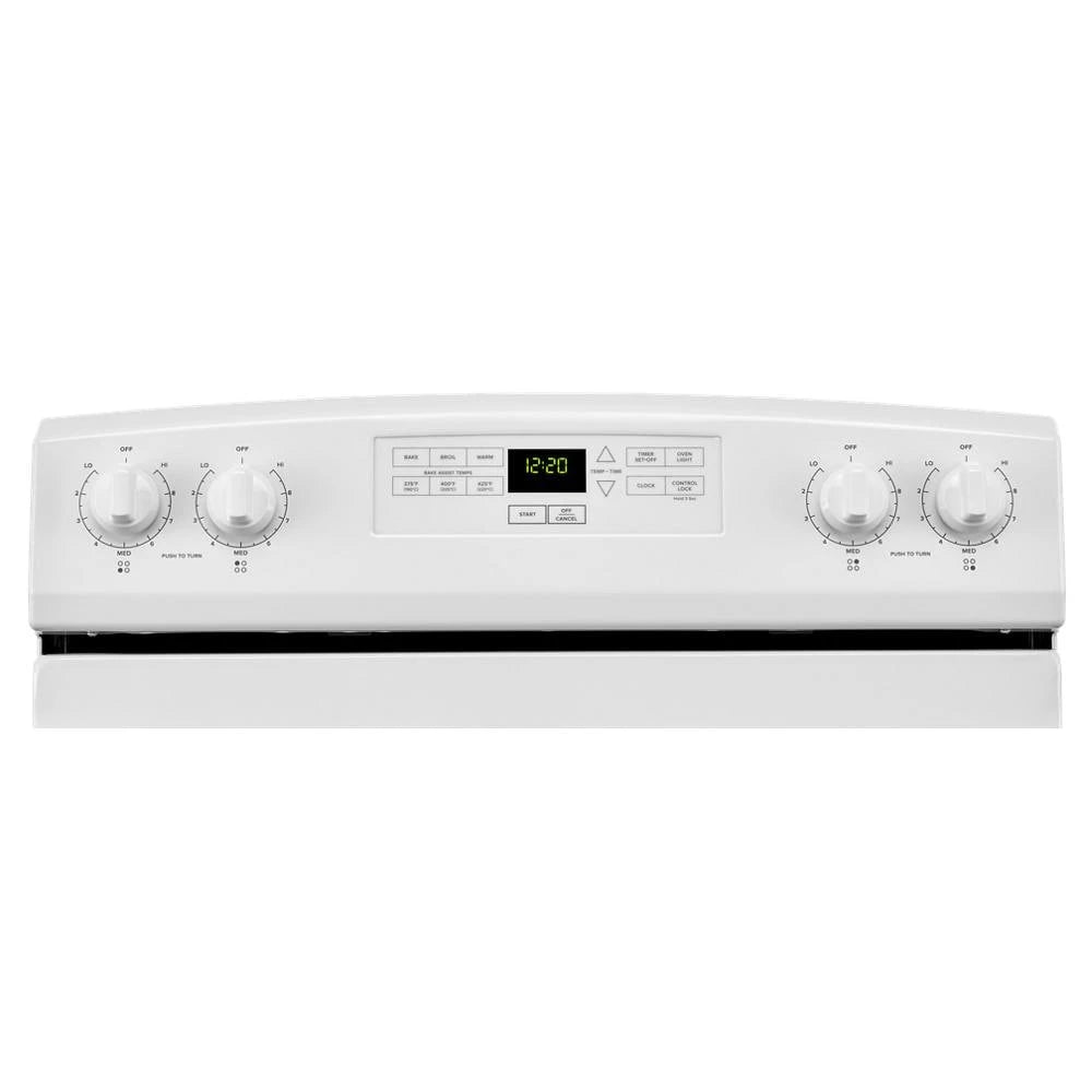 AMANA  30-inch Electric Range with Bake Assist Temps - White (ACR4303MFW)