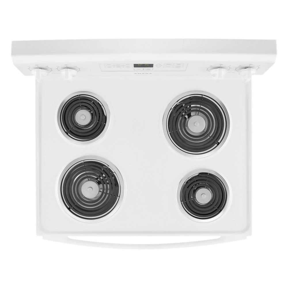 AMANA  30-inch Electric Range with Bake Assist Temps - White (ACR4303MFW)