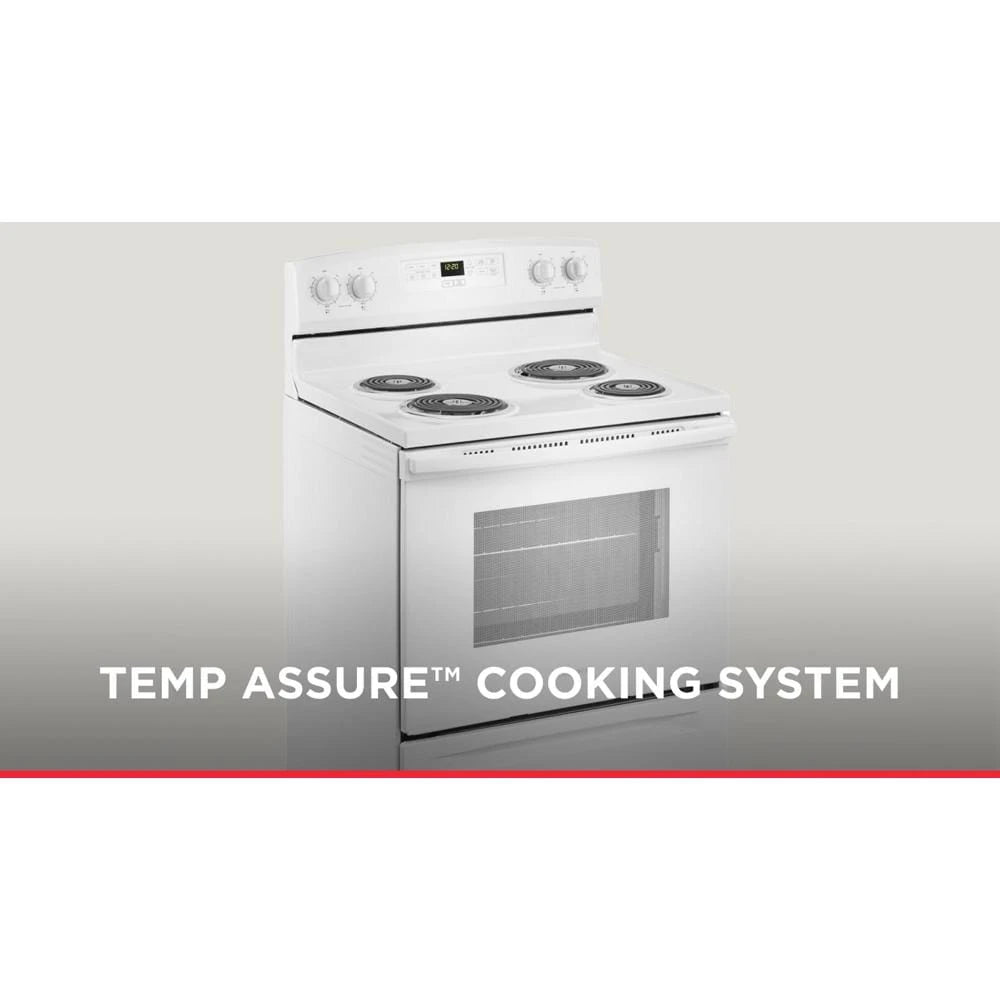 AMANA  30-inch Electric Range with Bake Assist Temps - White (ACR4303MFW)