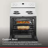 AMANA  30-inch Electric Range with Bake Assist Temps - White (ACR4303MFW)