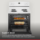 AMANA  30-inch Electric Range with Bake Assist Temps - White (ACR4303MFW)
