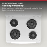 AMANA  30-inch Electric Range with Bake Assist Temps - White (ACR4303MFW)