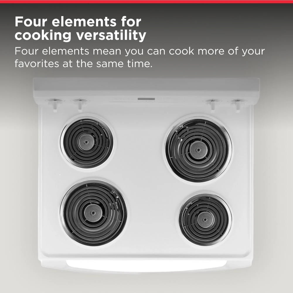 AMANA  30-inch Electric Range with Bake Assist Temps - White (ACR4303MFW)