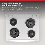 AMANA  30-inch Electric Range with Bake Assist Temps - White (ACR4303MFW)