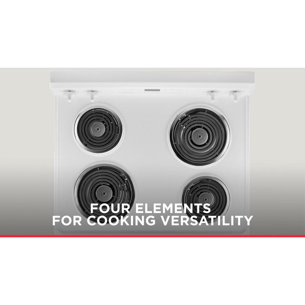AMANA  30-inch Electric Range with Bake Assist Temps - White (ACR4303MFW)