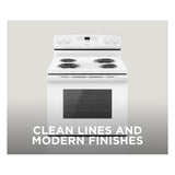 AMANA  30-inch Electric Range with Bake Assist Temps - White (ACR4303MFW)