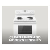 AMANA  30-inch Electric Range with Bake Assist Temps - White (ACR4303MFW)