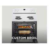 AMANA  30-inch Electric Range with Bake Assist Temps - White (ACR4303MFW)