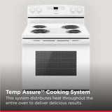 AMANA  30-inch Electric Range with Bake Assist Temps - White (ACR4303MFW)