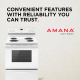 AMANA  30-inch Electric Range with Bake Assist Temps - White (ACR4303MFW)