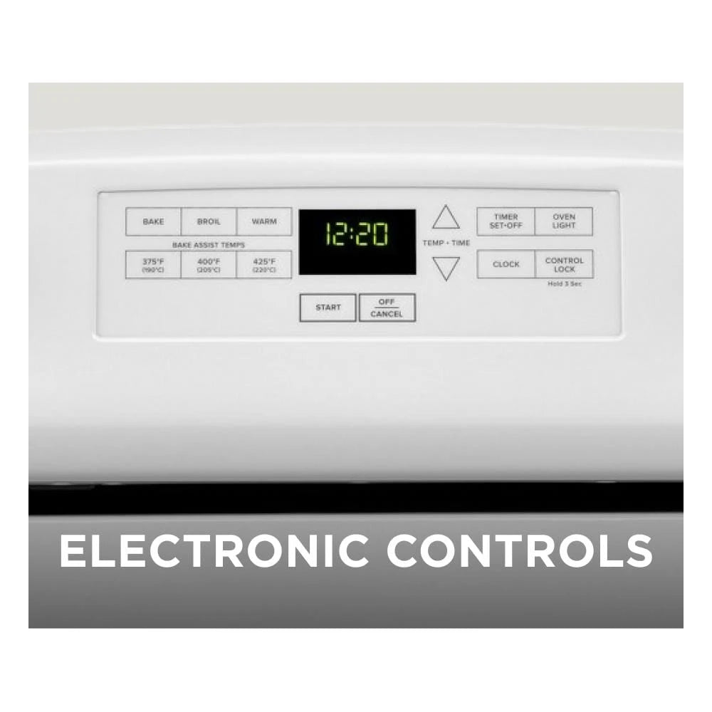 AMANA  30-inch Electric Range with Bake Assist Temps - White (ACR4303MFW)