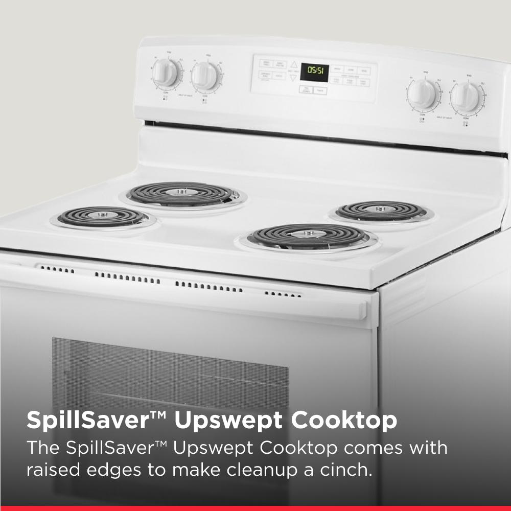 AMANA  30-inch Electric Range with Bake Assist Temps - White (ACR4303MFW)