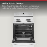 AMANA  30-inch Electric Range with Bake Assist Temps - White (ACR4303MFW)