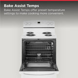 AMANA  30-inch Electric Range with Bake Assist Temps - White (ACR4303MFW)