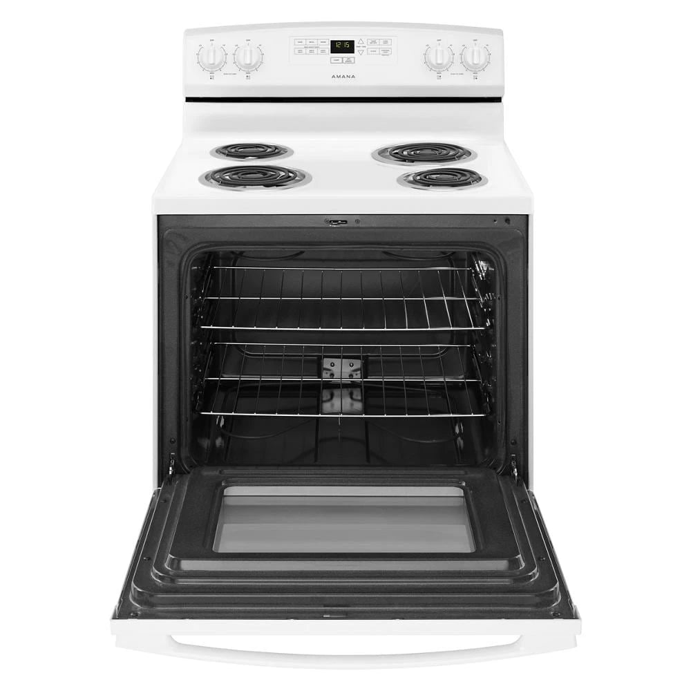 AMANA  30-inch Electric Range with Bake Assist Temps - White (ACR4303MFW)