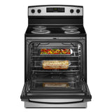 AMANA  30-inch Electric Range with Bake Assist Temps - Stainless Steel (ACR4303MMS)