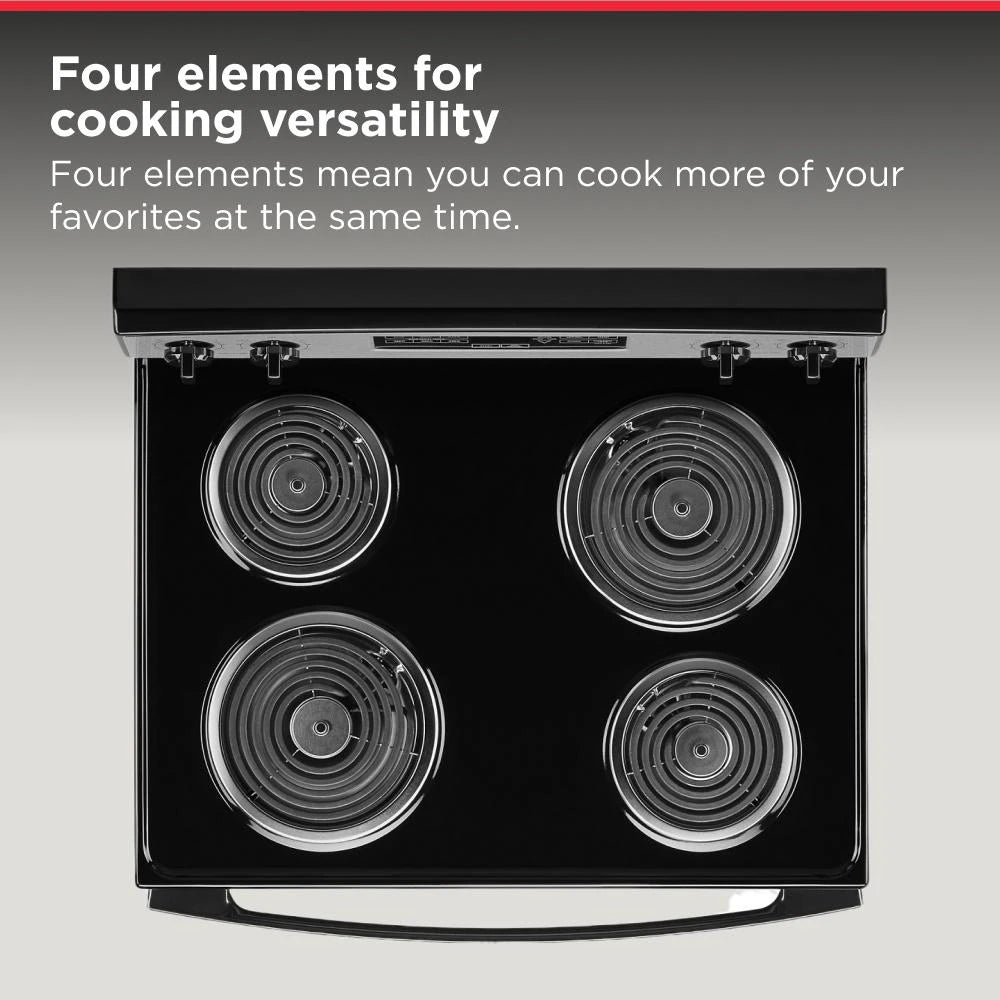 AMANA  30-inch Electric Range with Bake Assist Temps - Stainless Steel (ACR4303MMS)
