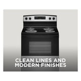 AMANA  30-inch Electric Range with Bake Assist Temps - Stainless Steel (ACR4303MMS)