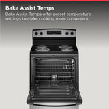 AMANA  30-inch Electric Range with Bake Assist Temps - Stainless Steel (ACR4303MMS)