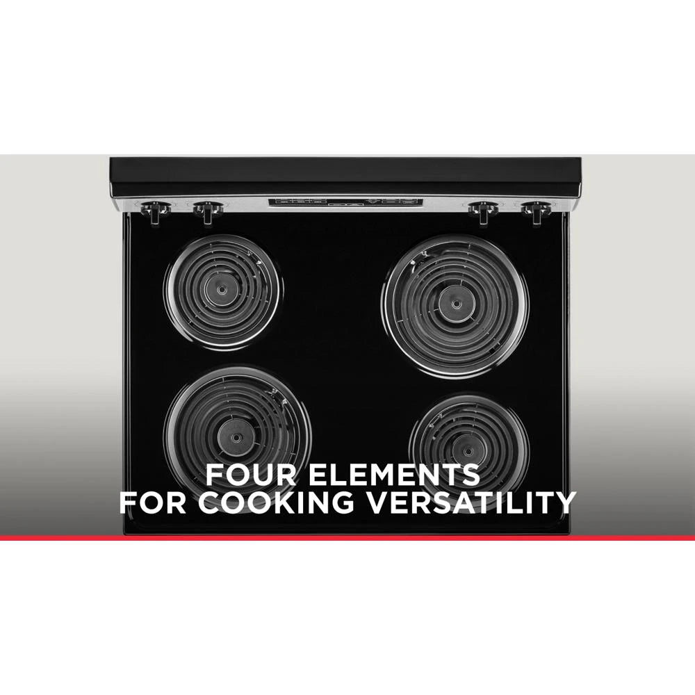 AMANA  30-inch Electric Range with Bake Assist Temps - Stainless Steel (ACR4303MMS)