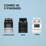 AMANA  30-inch Electric Range with Bake Assist Temps - Stainless Steel (ACR4303MMS)