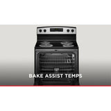 AMANA  30-inch Electric Range with Bake Assist Temps - Stainless Steel (ACR4303MMS)