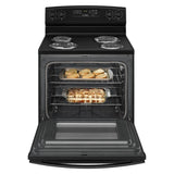 AMANA  30-inch Electric Range with Self-Clean Option - Black (ACR4503SFB)