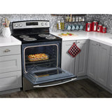 AMANA  30-inch Electric Range with Self-Clean Option - Black (ACR4503SFB)