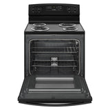 AMANA  30-inch Electric Range with Self-Clean Option - Black (ACR4503SFB)