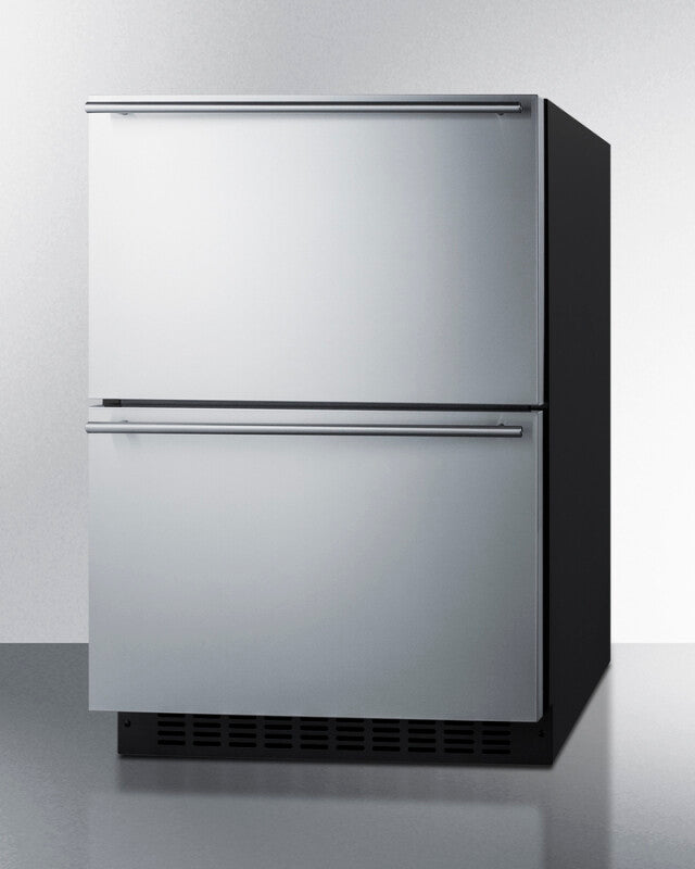 Summit 24" Wide 2-Drawer All-Freezer, ADA Compliant - Panel Ready (ADFD243)