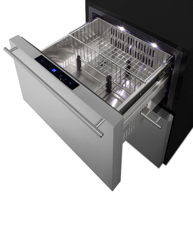 Summit 24" Wide 2-Drawer All-Freezer, ADA Compliant - Panel Ready (ADFD243)