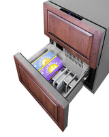 SUMMIT  24" Wide 2-Drawer All-Freezer, ADA Compliant - Stainless Steel (ADFD243CSS)