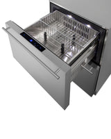 SUMMIT  24" Wide 2-Drawer All-Freezer, ADA Compliant - Stainless Steel (ADFD243CSS)