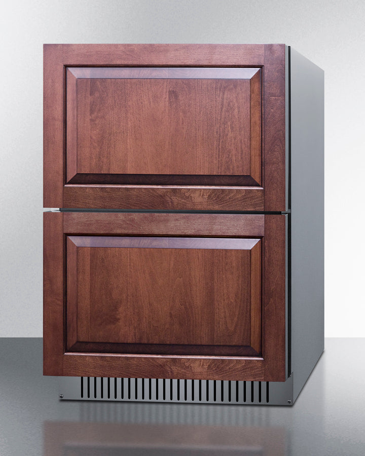 SUMMIT  24" Wide 2-Drawer All-Freezer, ADA Compliant - Stainless Steel (ADFD243CSS)