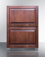 SUMMIT  24" Wide 2-Drawer All-Freezer, ADA Compliant - Stainless Steel (ADFD243CSS)