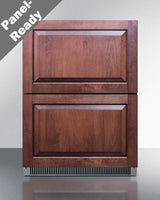SUMMIT  24" Wide 2-Drawer All-Freezer, ADA Compliant - Stainless Steel (ADFD2D24)