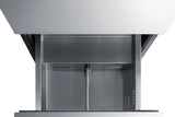 SUMMIT  24" Wide 2-Drawer All-Freezer, ADA Compliant - Stainless Steel (ADFD2D24)