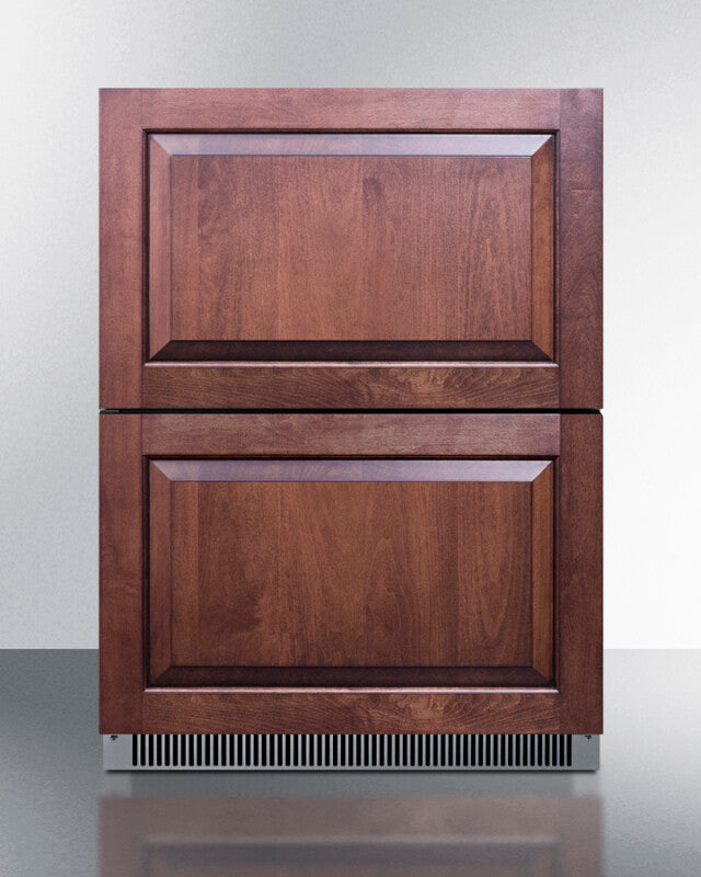SUMMIT  24" Wide 2-Drawer All-Freezer, ADA Compliant - Stainless Steel (ADFD2D24)