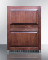 SUMMIT  24" Wide 2-Drawer All-Freezer, ADA Compliant - Stainless Steel (ADFD2D24)