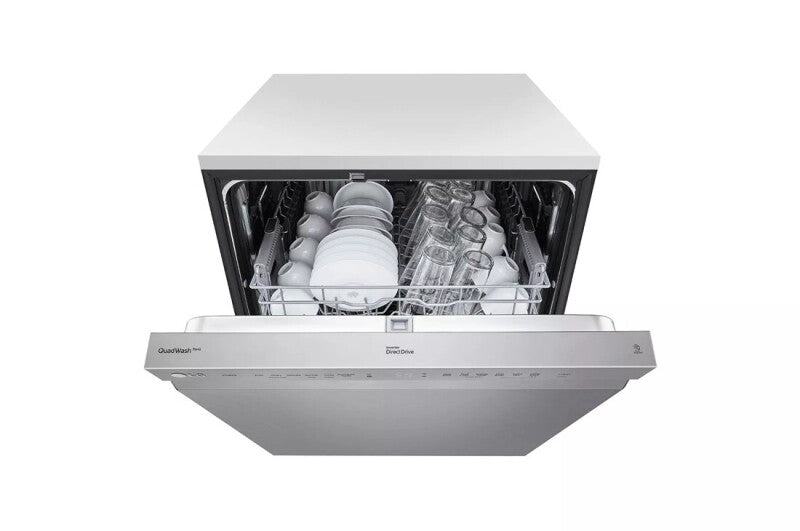 LG  24 Inch Front Control Smart Wi-fi Enabled Dishwasher With Quadwash™ - Stainless Steel (ADFD5448AT)