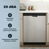 AMANA  Dishwasher with Midnight Interior - Stainless Steel (ADFS2524RS)