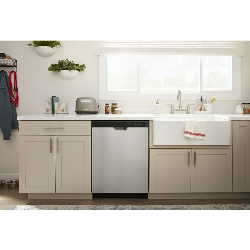 Amana 24 Inch Plastic Tub Dishwasher - Stainless Steel (ADFS2524RS)