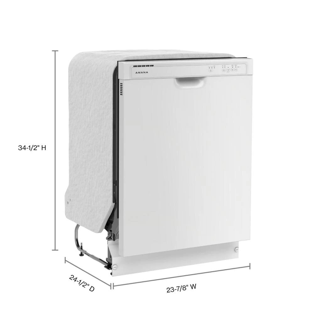 AMANA  Dishwasher with Midnight Interior - White (ADFS2524RW)