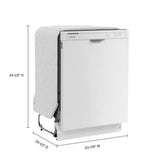 AMANA  Dishwasher with Midnight Interior - White (ADFS2524RW)