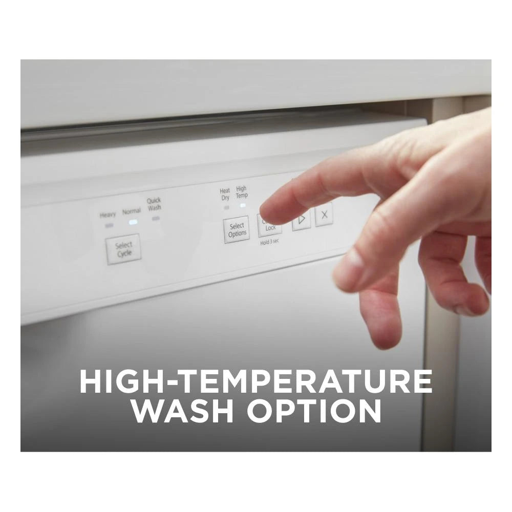 AMANA  Dishwasher with Midnight Interior - White (ADFS2524RW)
