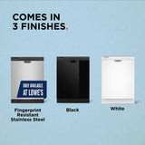 AMANA  Dishwasher with Midnight Interior - White (ADFS2524RW)