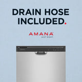 AMANA  Dishwasher with Midnight Interior - White (ADFS2524RW)